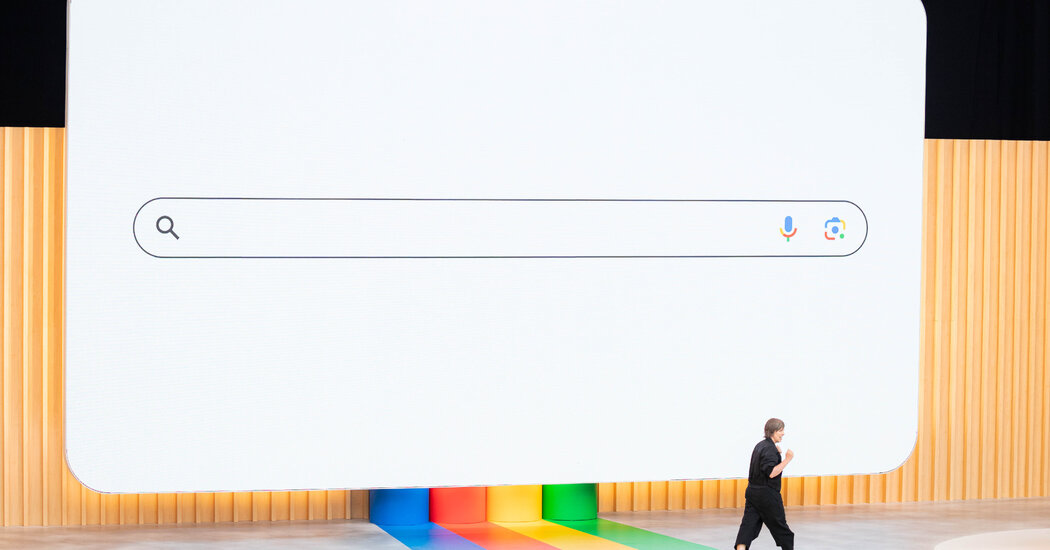 Powered by A.I., Google Changes Its Search Box for the First Time in 25 Years