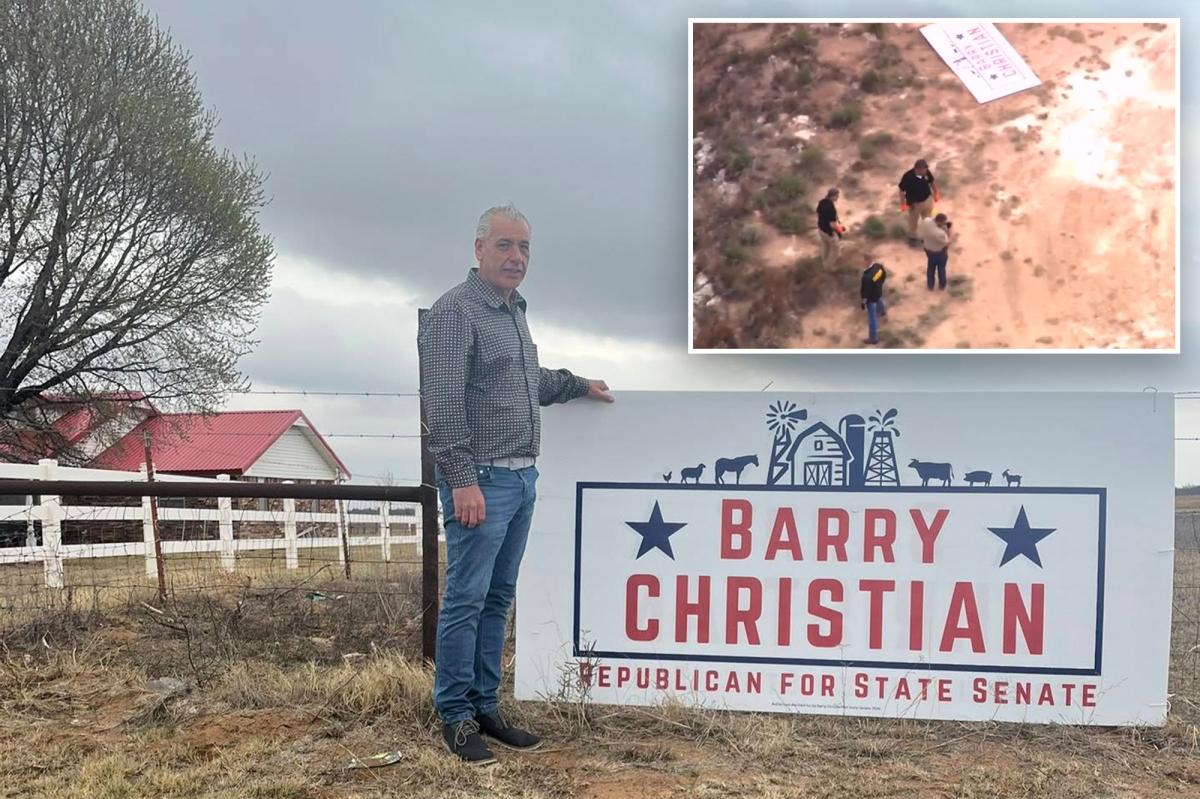 Missing Oklahoma Senate candidate Barry Christian found dead in rural area