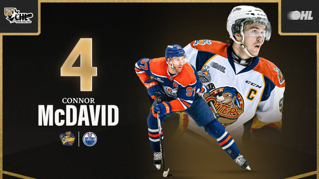 Connor McDavid named No. 4 on CHL’s Top 50 Players of the Last 50 Years list - CHL