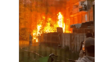 Clapton fire: Huge blaze at block of flats under investigation as column of smoke seen across London