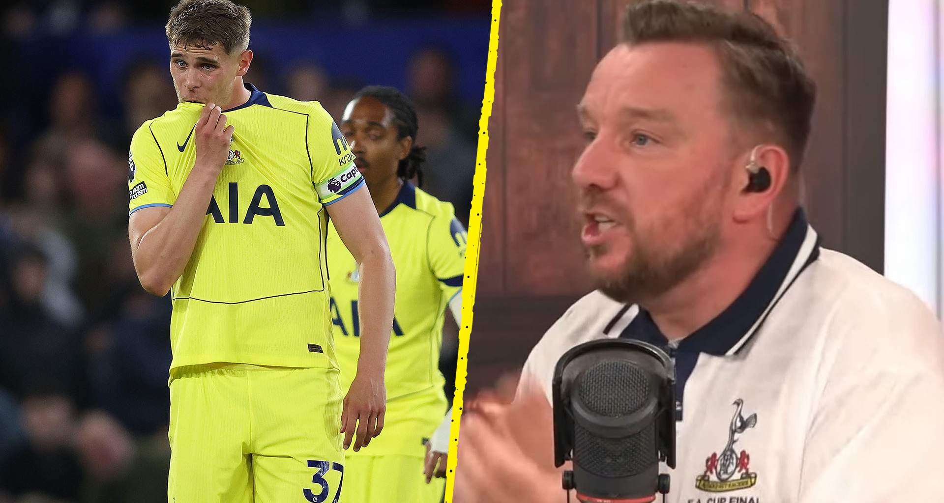 Furious Jamie O'Hara says 'Crap FC' Tottenham deserve to be relegated