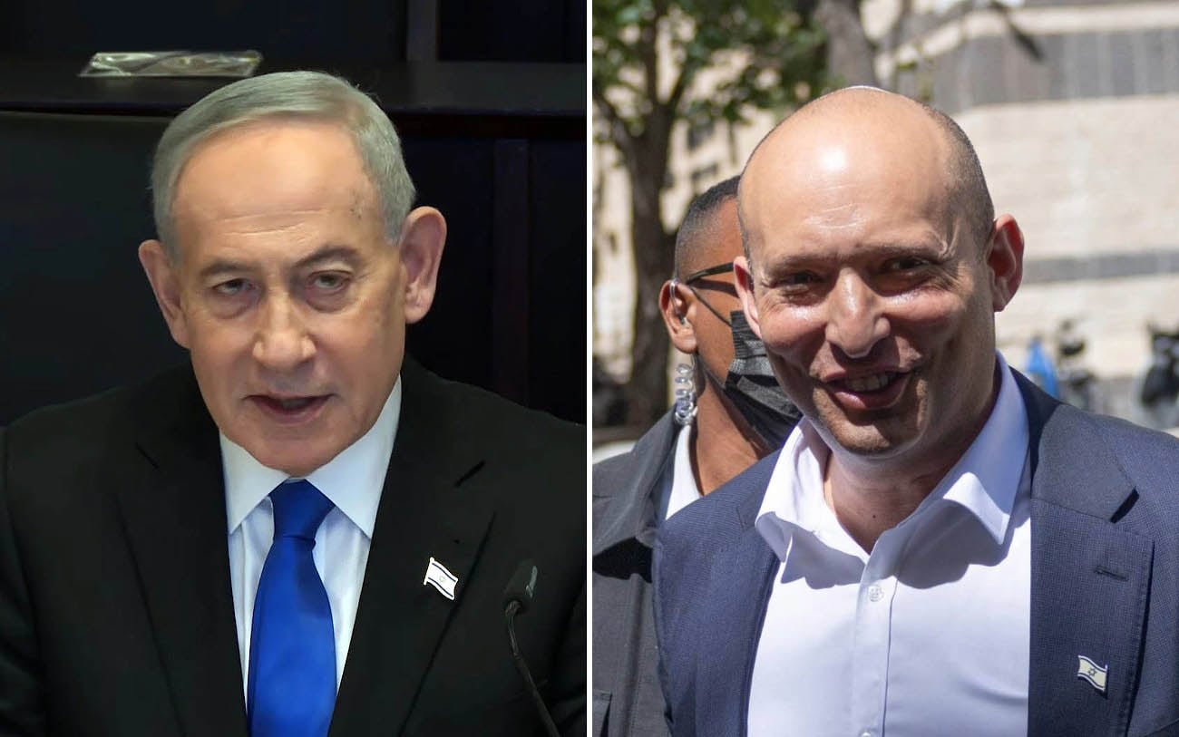 Report: Netanyahu revealed secret UAE visit to avoid being upstaged by election rival Bennett