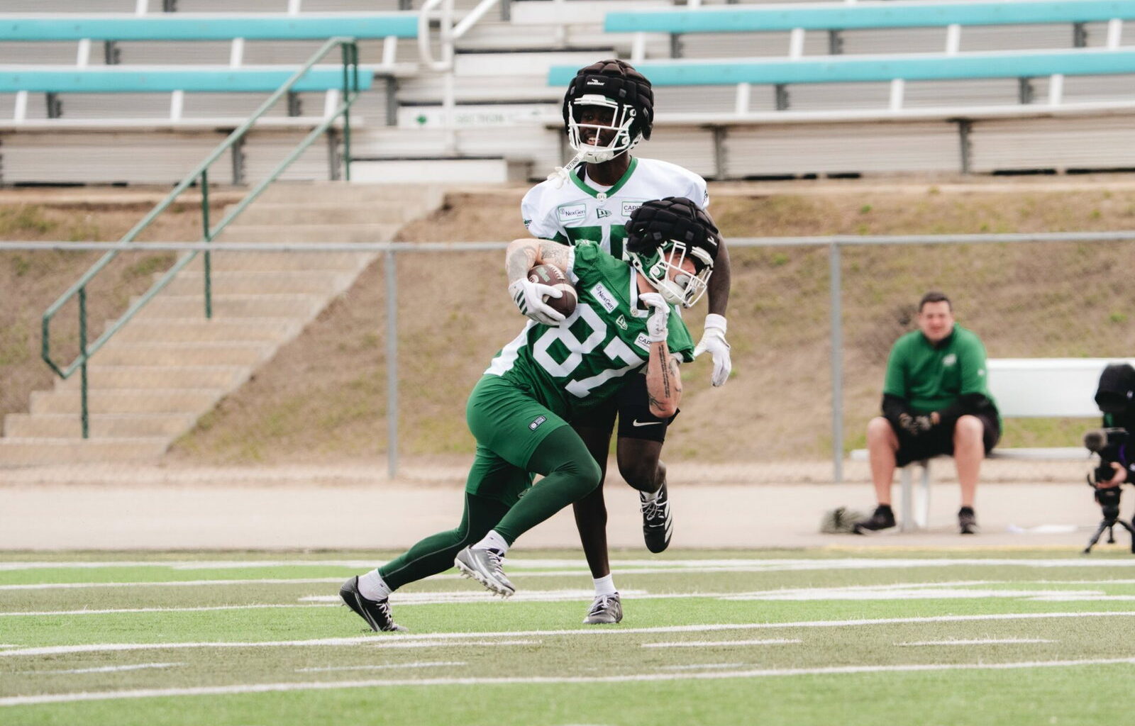 'He's a beast': Daniel Wiebe draws praise from Saskatchewan Roughriders' QB Trevor Harris