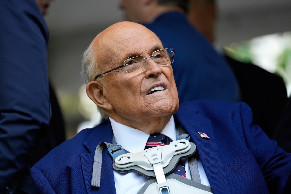 Former New York Mayor Giuliani hospitalized, in critical condition