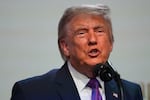 President Donald Trump speaks about prescription drug prices in the South Court Auditorium in the Eisenhower Executive Office Building on the White House campus, Monday, May 18, 2026, in Washington.