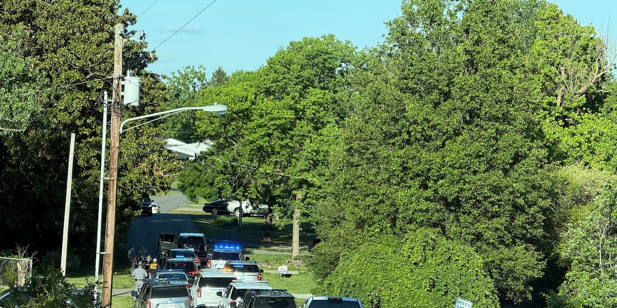 Police clear scene in Stanford