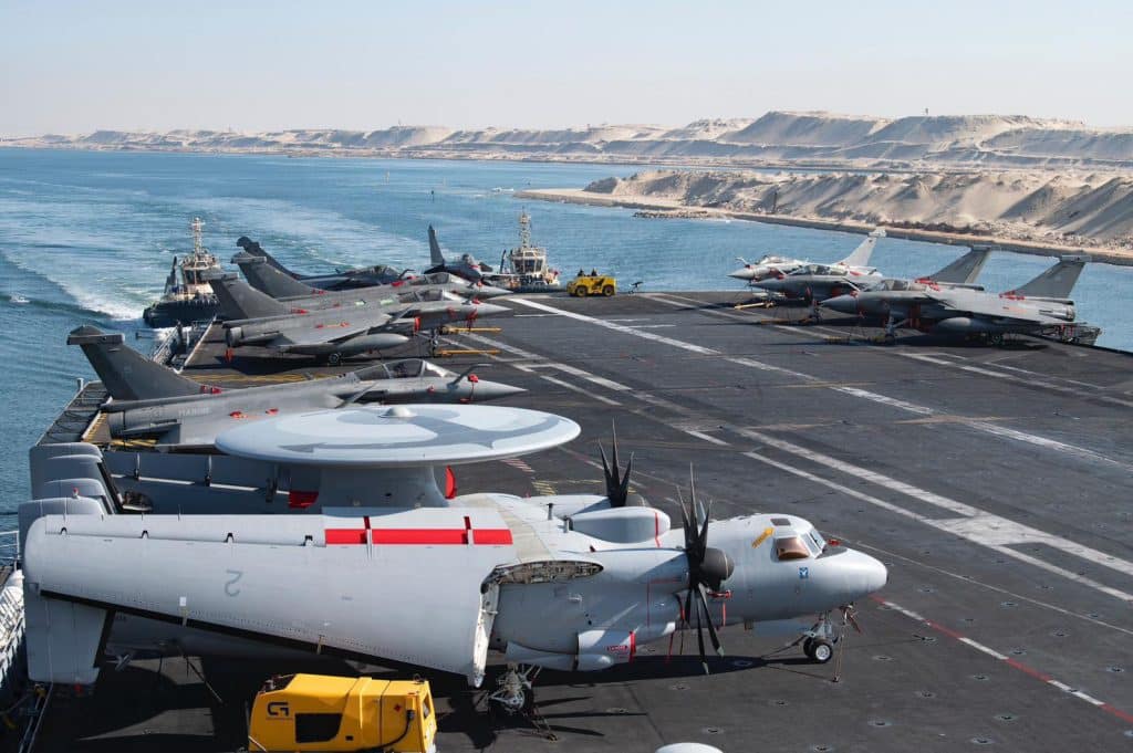 French Carrier Strike Group Transits Suez Amid Hormuz Tensions
