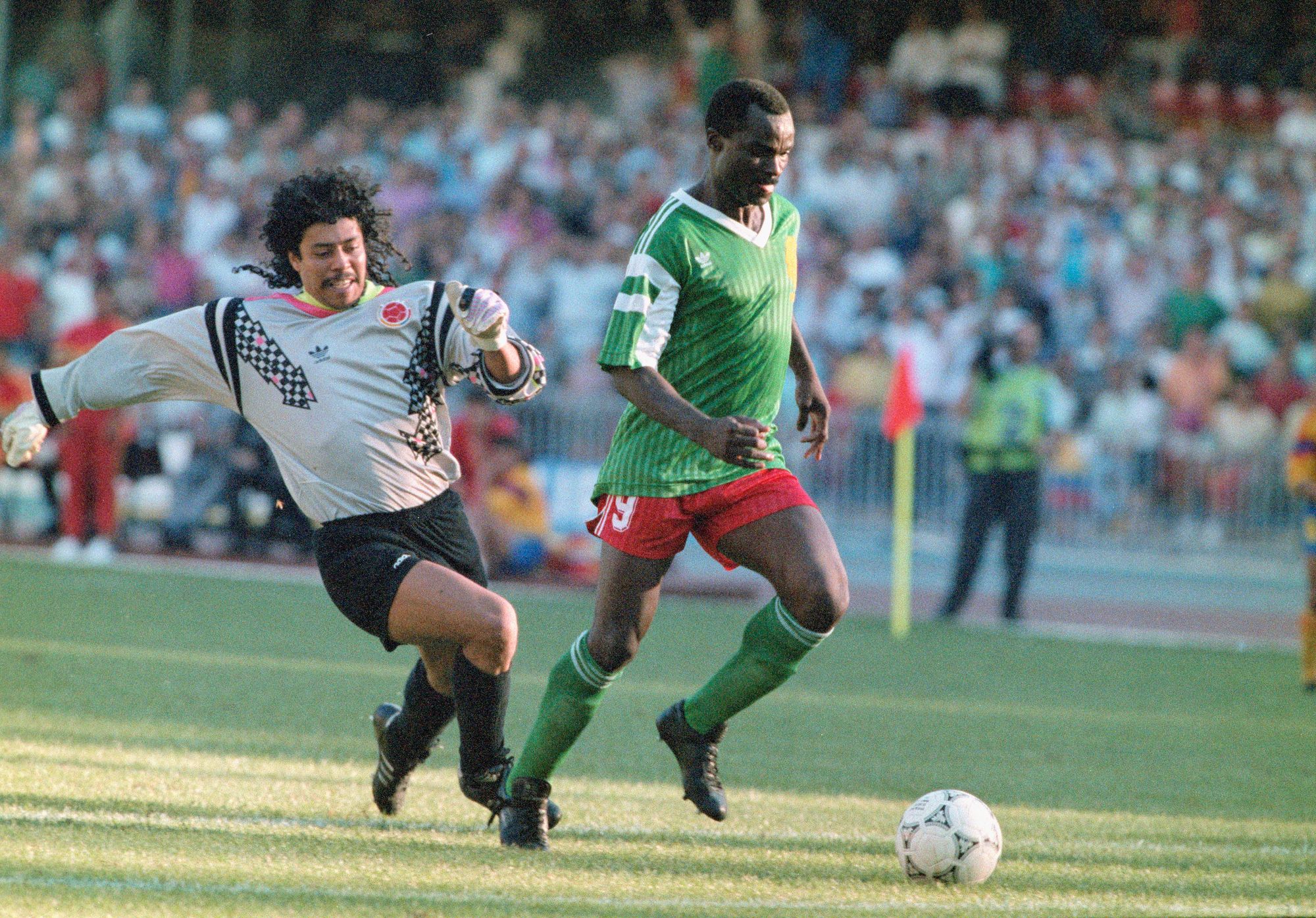 Cameroon’s Roger Milla was a star of Italia ‘90