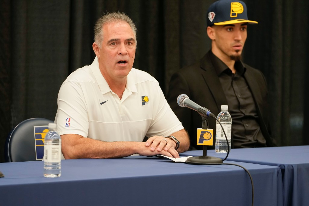 President of Basketball Operations Kevin Pritchard of the Indiana Pacers 