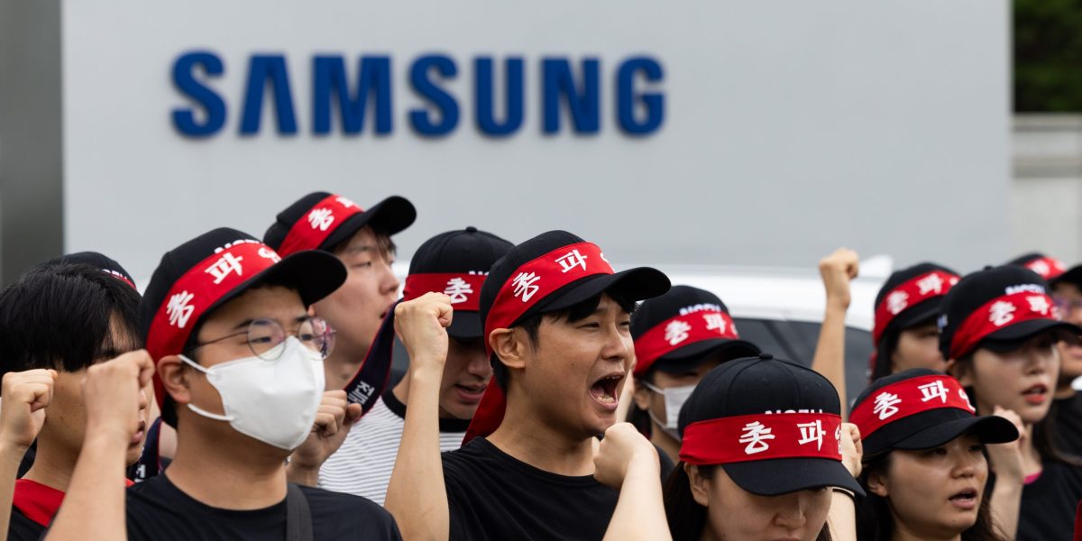 A 45,000-person labor strike at Samsung's memory chip plants could throw a wrench into the AI boom