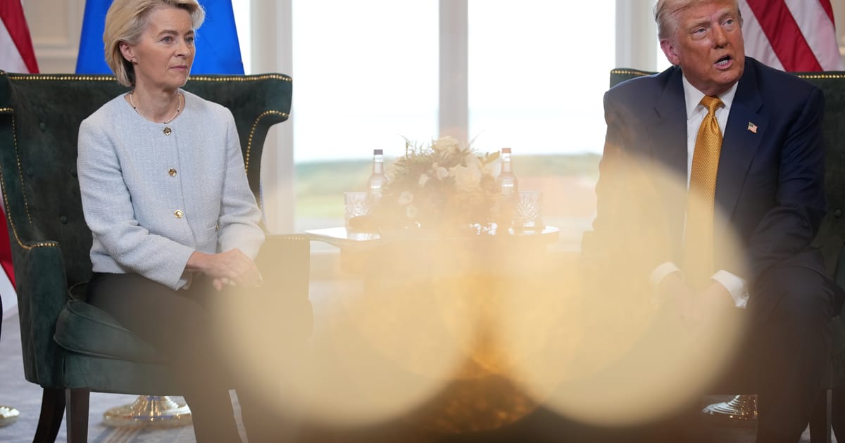 EU strikes deal on Trump trade pact – POLITICO