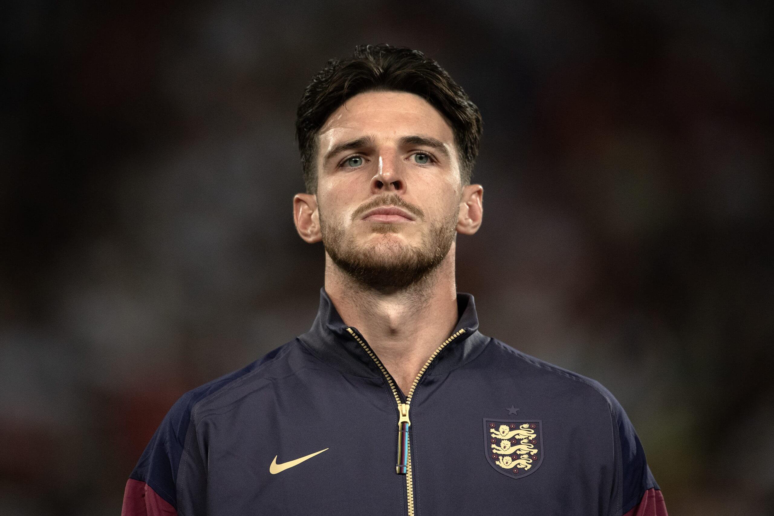 England midfielder Declan Rice