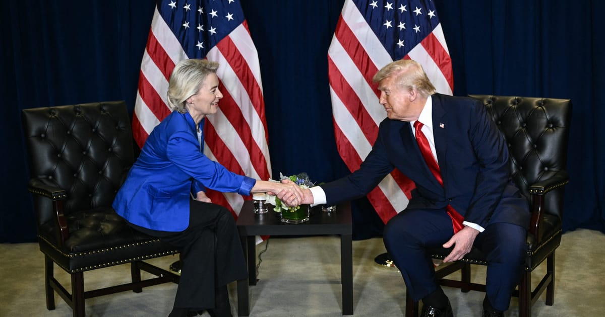 EU leaders hope Trump trade truce will hold – POLITICO