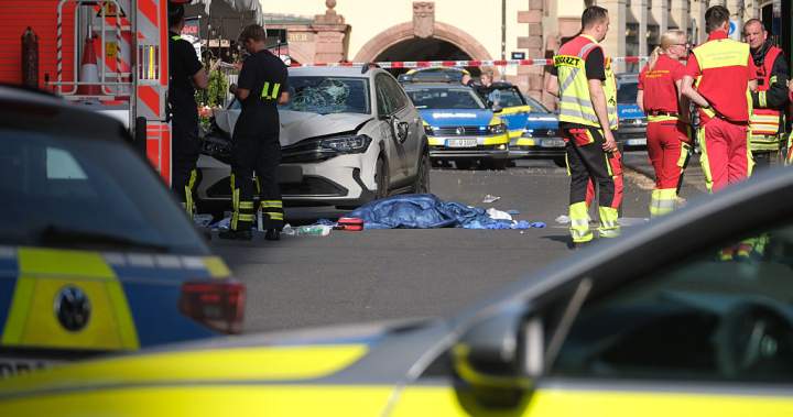 Driver plows into crowd at shopping area in Germany, killing 2 - National