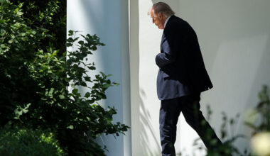 President Donald Trump departs the White House on Friday, traveling to Florida for the weekend.