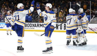Inside the Buffalo Sabres’ series-clinching win: ‘Let’s go get the next one’
