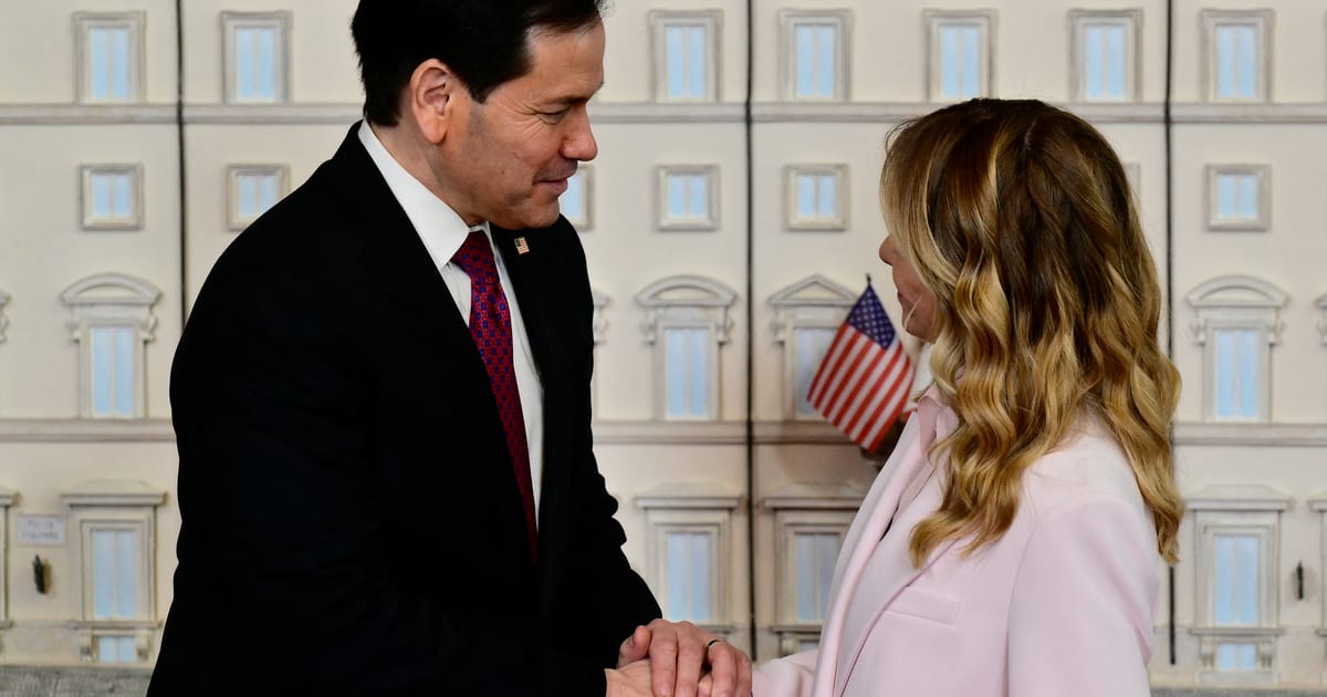 Rubio backs NATO in Rome as US-Italy tensions simmer – POLITICO
