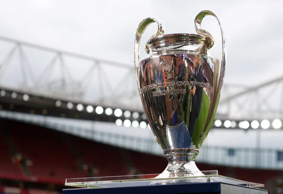 The Champions League trophy
