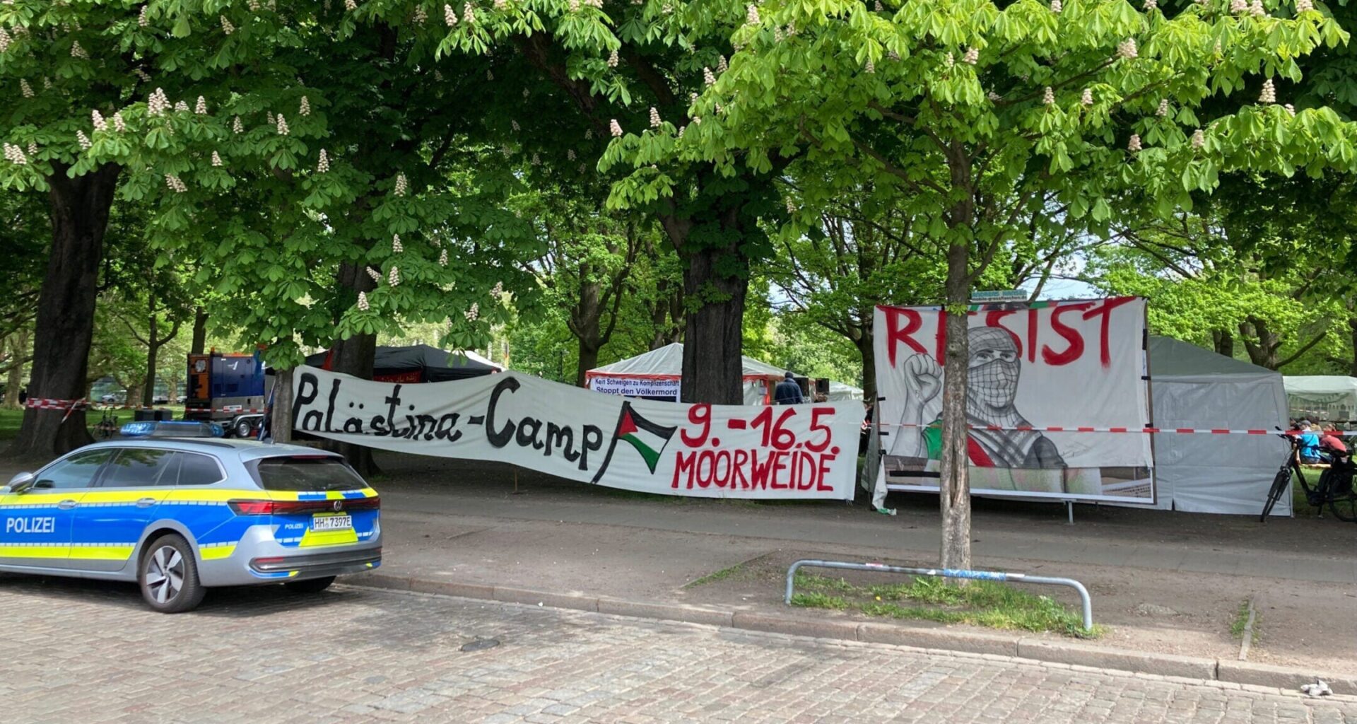 German court allows anti-Israel encampment in Hamburg park where Nazis deported Jews