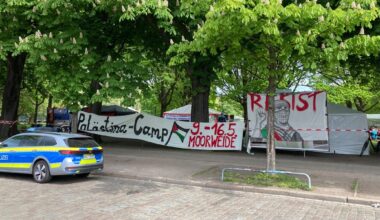 German court allows anti-Israel encampment in Hamburg park where Nazis deported Jews