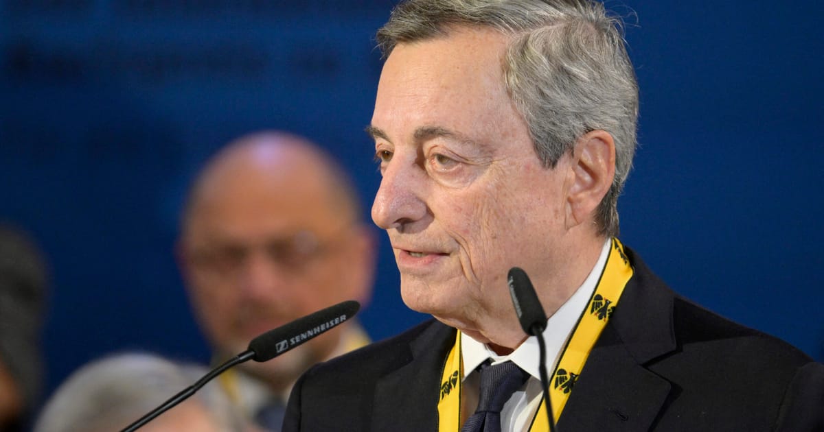 Draghi: Europe is ‘truly alone together’ in the age of Trump – POLITICO