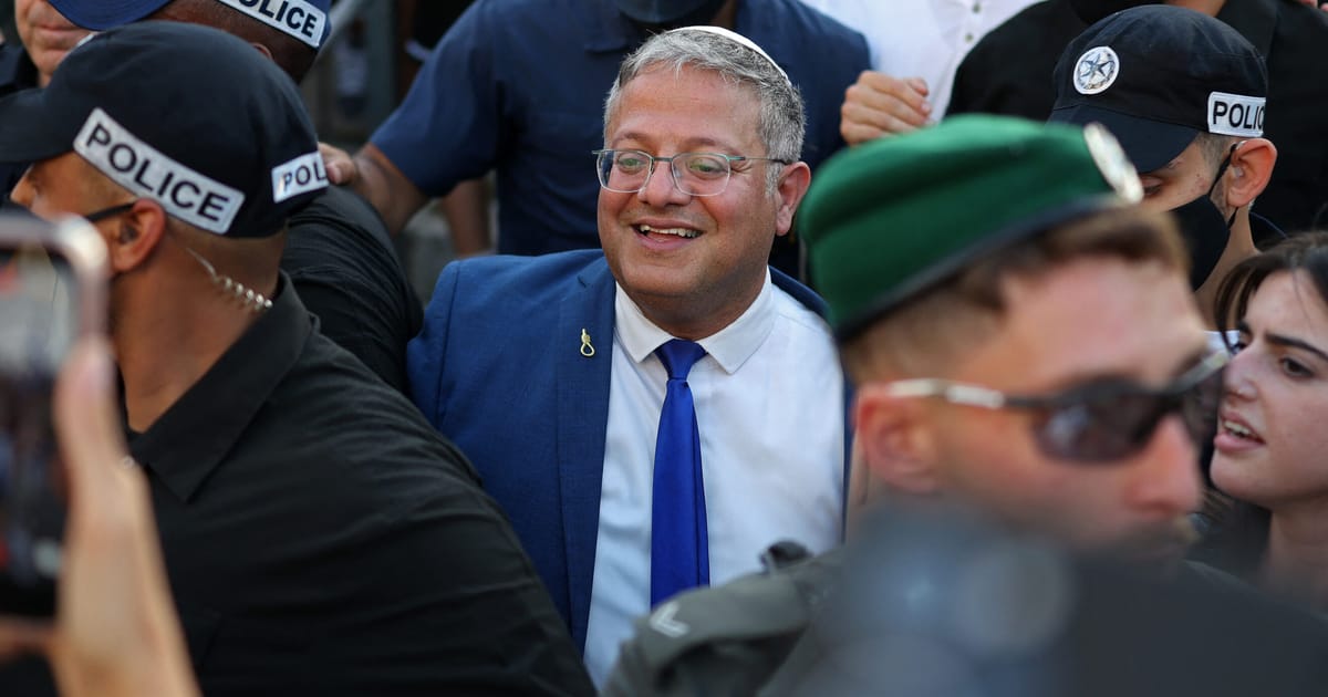Member countries call on EU to sanction Israel’s Ben-Gvir over flotilla taunts – POLITICO