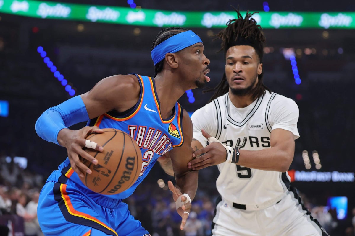 Thunder even the series with a Game 2 victory over Spurs