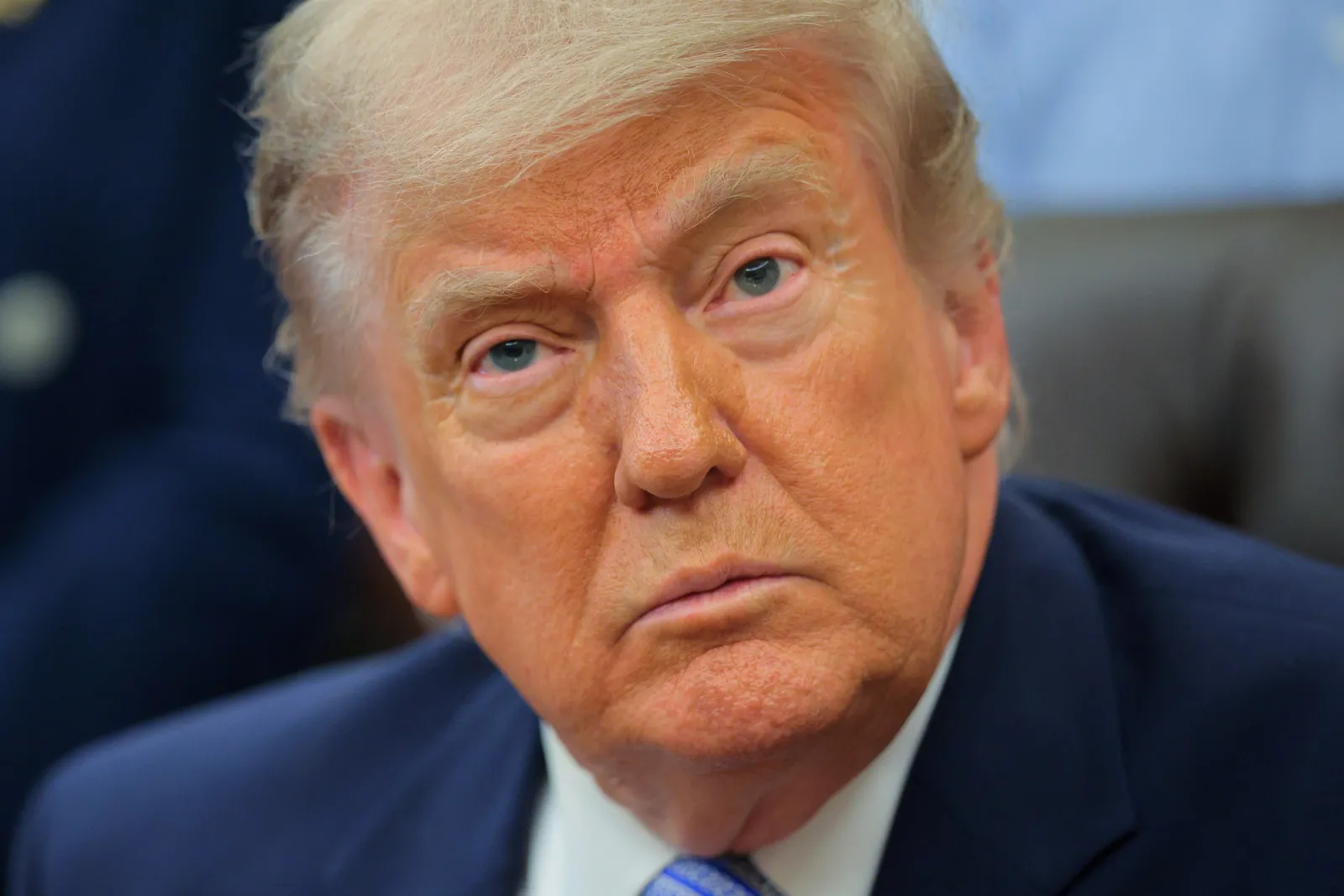 President Donald Trump said he has spent the weekend so far in calls with US allies in the Middle East on a deal to end the war in Iran. Trump is seen in the Oval Office on May 21, 2026 in Washington, D.C.