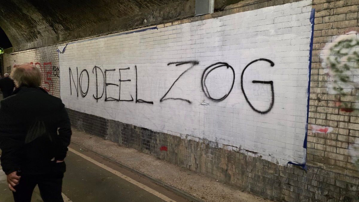 'ZOG': Antisemitic graffiti at Arsenal stadium after UK team unveils Israeli-founded sponsor