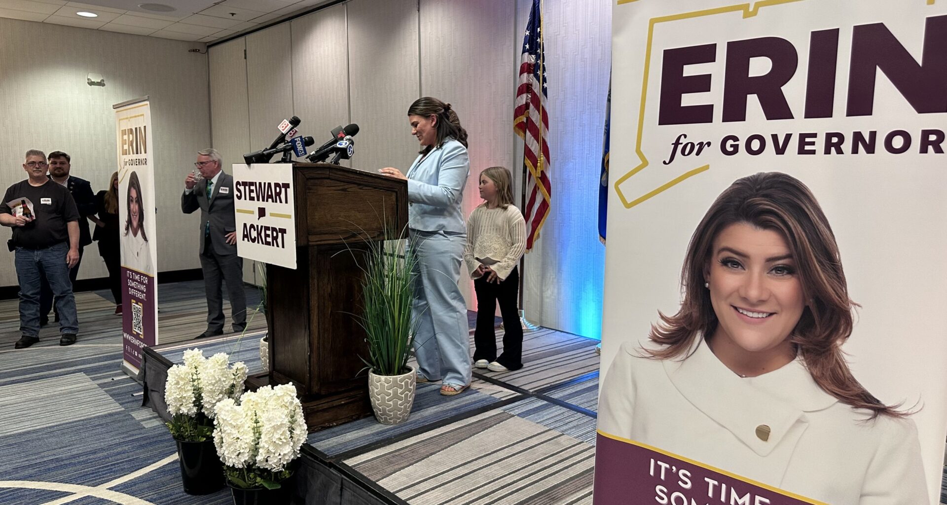 Erin Stewart, accused of fraud as mayor, suspends campaign for governor