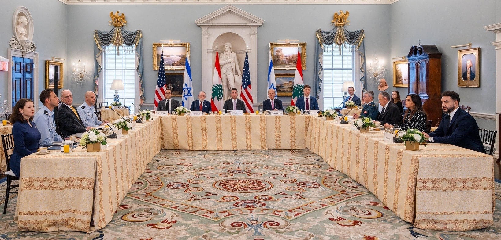 Israel Lebanon talks delegation.