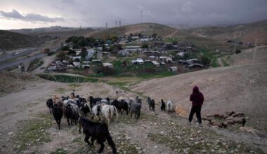 Israeli minister orders West Bank hamlet evicted after hearing he may face arrest warrant overseas