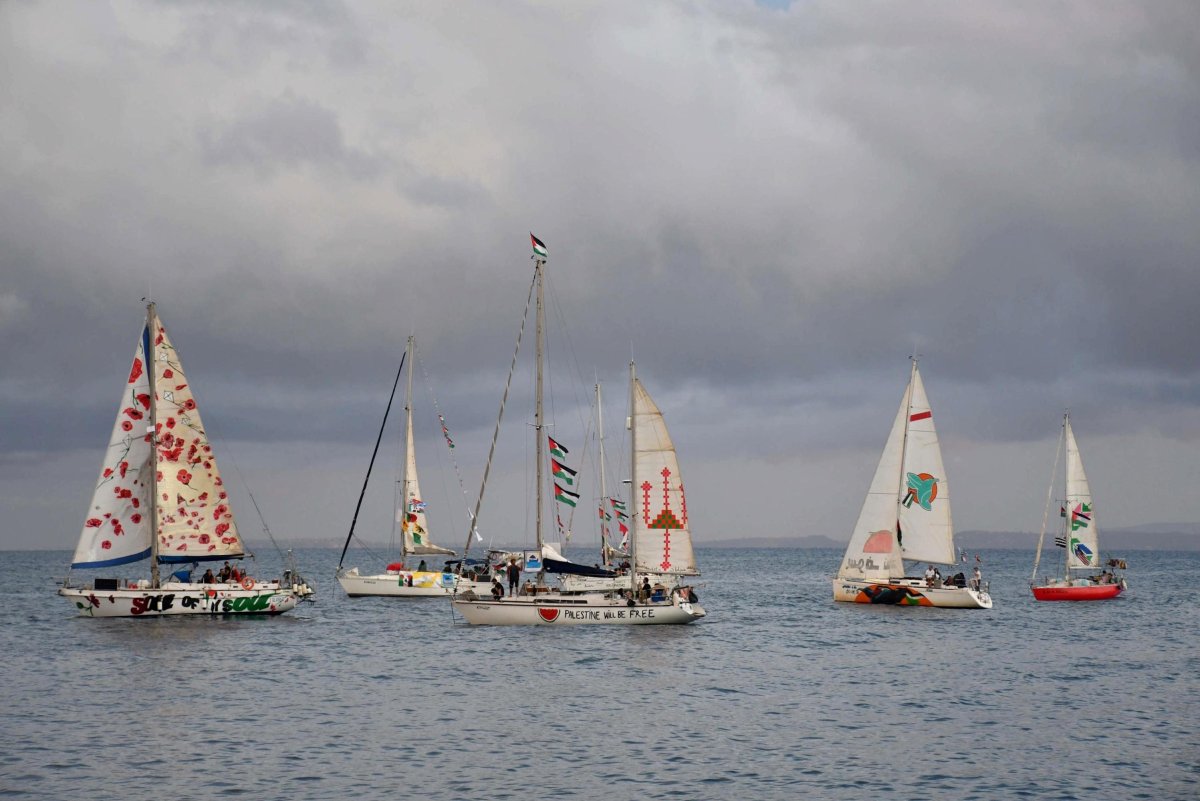Israeli forces intercept Gaza-bound flotilla near Cyprus