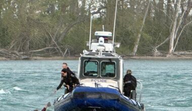 WATCH: Two people rescued after a boat capsizes near Peche Island - CTV News