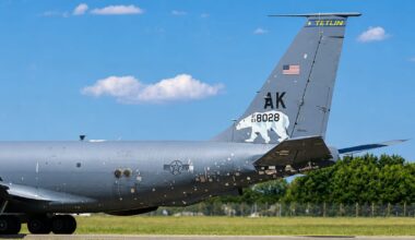 New Photos Offer Clearest View Yet Of Temporary Repairs On Another KC-135 Damaged During Iran War