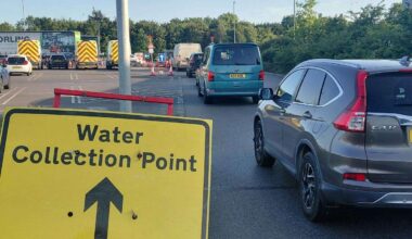 Queues form at South East Water bottle station as Herne Bay and Coxheath face water issues during Kent heatwave