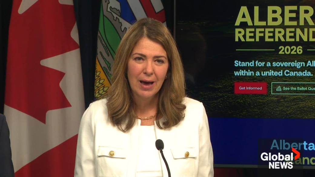 Click to play video: 'Smith sets October vote on path to possible Alberta separation referendum'