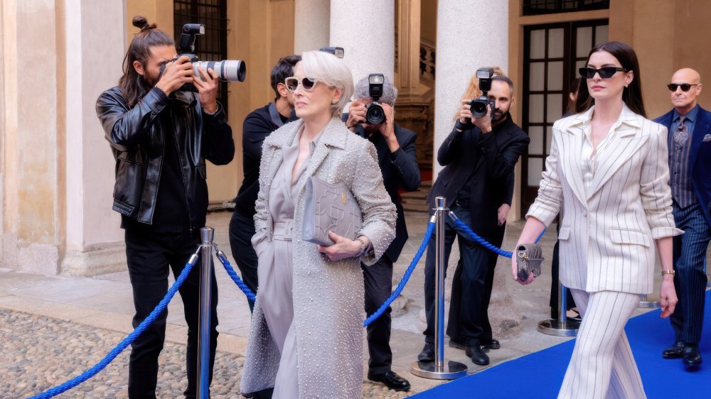 THE DEVIL WEARS PRADA 2, center, from left: Meryl Streep, Anne Hathaway, 2026. ph: Macall Polay /© Walt Disney Studios Motion Pictures /Courtesy Everett Collection