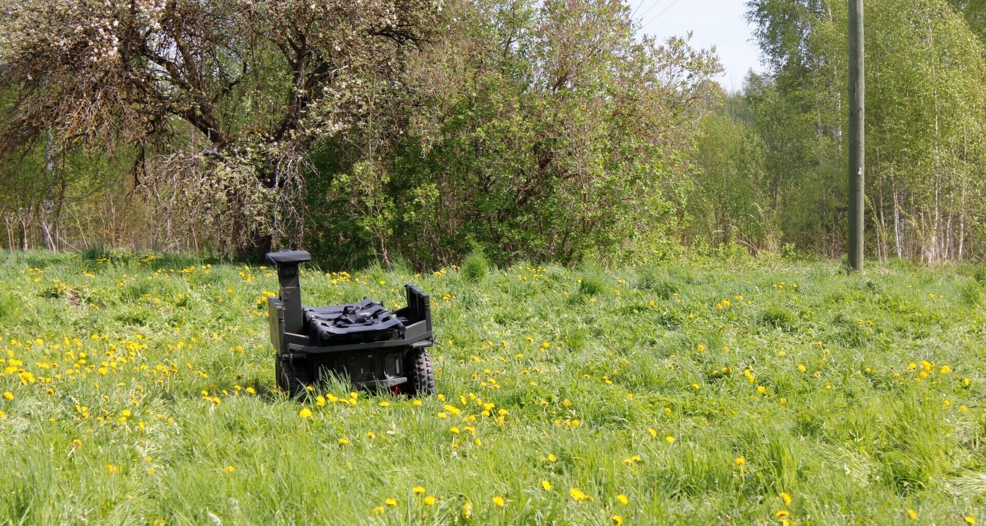 In Latvia, military robots roll across a new communication challenge: woodlands