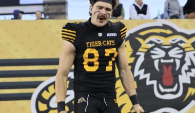 Hamilton Tiger-Cats cut CFL veteran Keaton Bruggeling, nine others