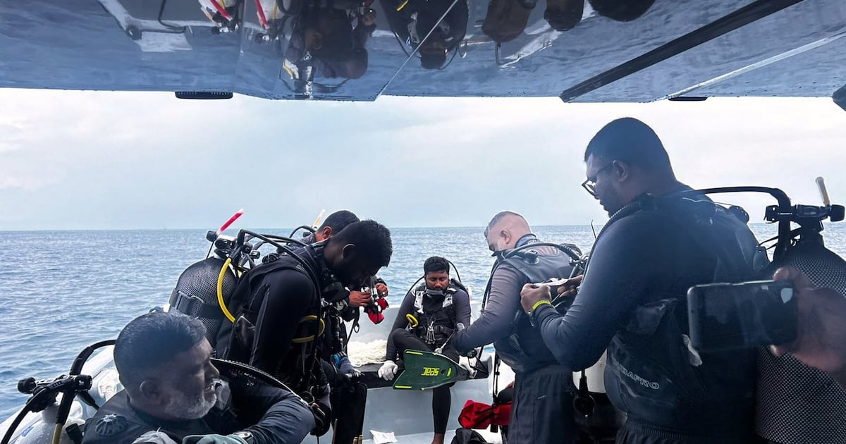 Maldives suspends search for 4 Italians in underwater cave after military diver dies - CTV News