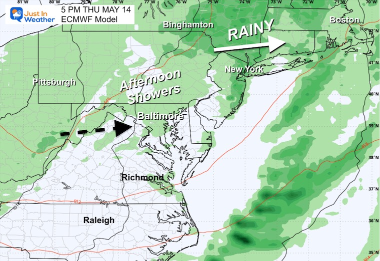 May 10 weather storm forecast Thursday