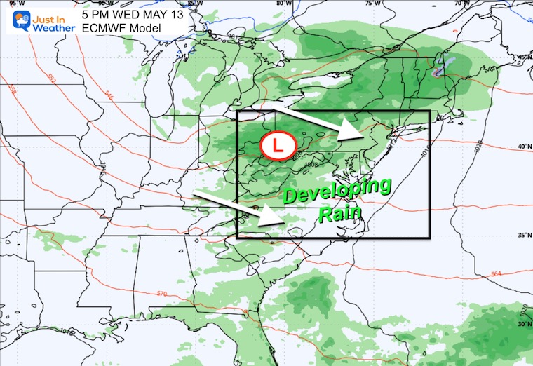 May 11 weather rain Wednesday