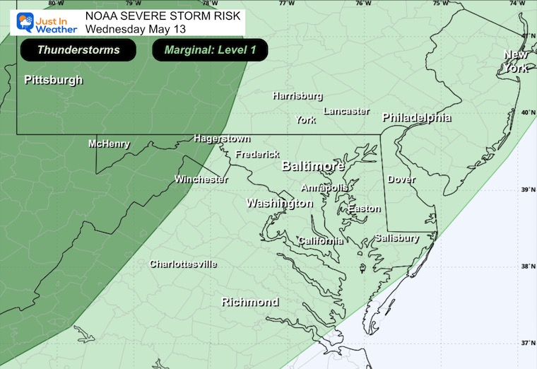 May 12 weather NOAA Severe Storm Wednesday