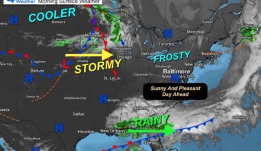 May 12 weather storm map Tuesday morning