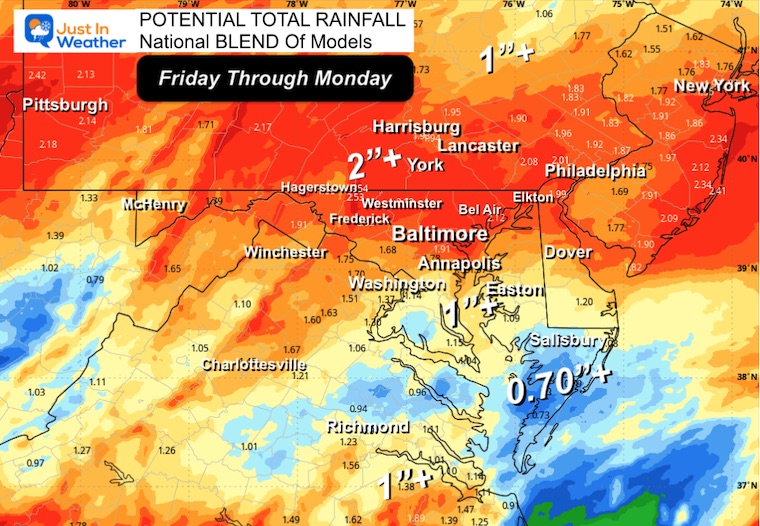 May 22 weather rain total memorial weekend