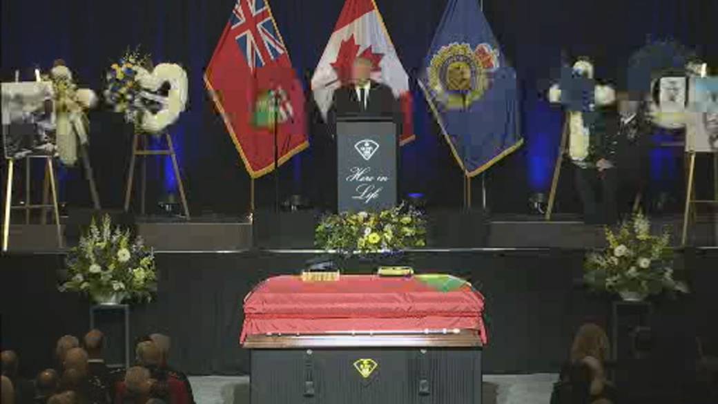 Click to play video: 'Ontarians have ‘responsibility’ to honour OPP Sgt. Brandon Malcolm: Ford'