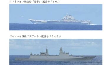 PLAN's aircraft carrier Liaoning and Type 054B frigate