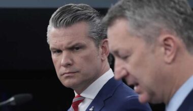 Hegseth and Caine say ceasefire between the US and Iran is not over