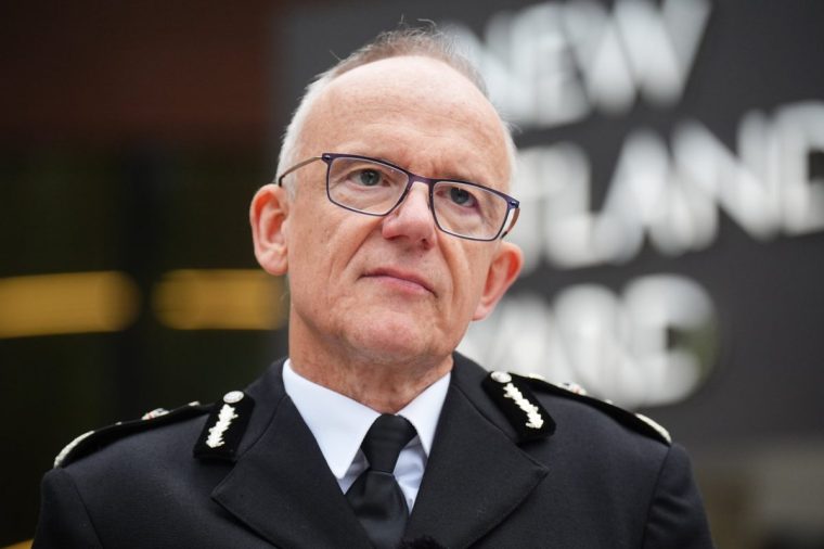 Metropolitan Police Commissioner Sir Mark Rowley speaking outside New Scotland Yard in London after a misconduct hearing for a Metropolitan Police firearms officer who fatally shot a man during a foiled prison break has been discontinued. The officer, known only as W80, shot Jermaine Baker as police stopped a plot to snatch two prisoners from a van near Wood Green Crown Court in December 2015. Picture date: Wednesday October 15, 2025. PA Photo. Photo credit should read: James Manning/PA Wire